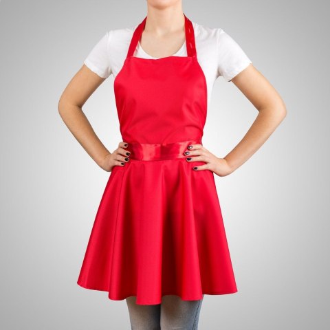 Nitly Red Fartuszek Sukienka dla niej WALENTYNKI