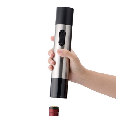 Duo Twister - Elektryczny korkociąg do wina i magnetyczny otwieracz kapsli