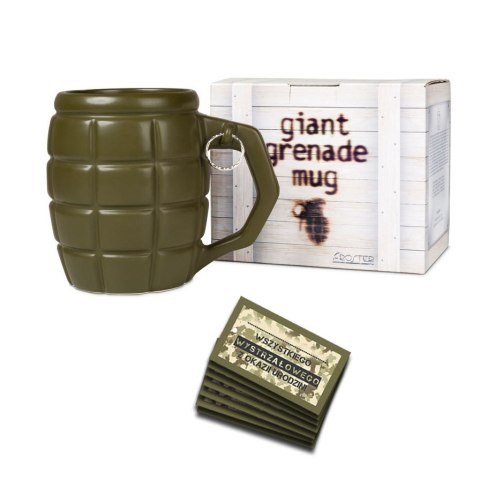 Gigantyczny Kubek Granat Zielony dla chłopaka męża