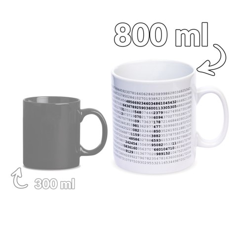 Gigantyczny Kubek Matematyka dla studenta prezent