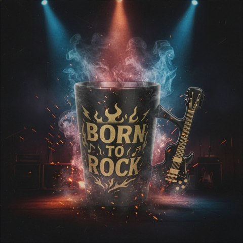 Kubek Gitara Elektryczna - Single Cut Style - prezent dla fanów rocka