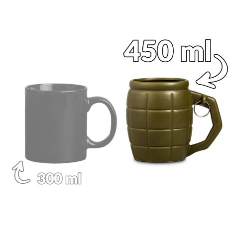 Kubek Granat Zielony 450 ml militarny dla faceta