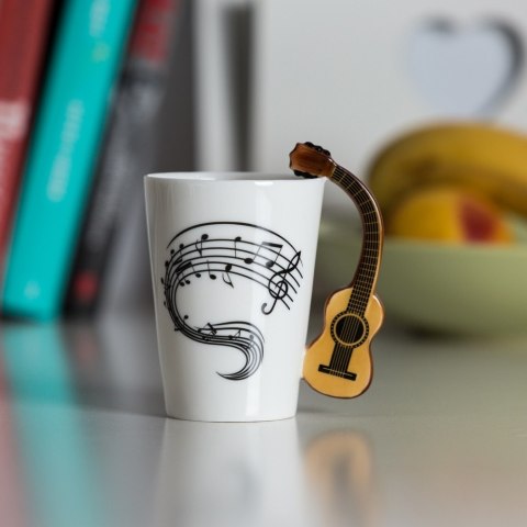 Kubek Muzyka - Gitara Klasyczna - pudełko premium - dla fanów muzyki