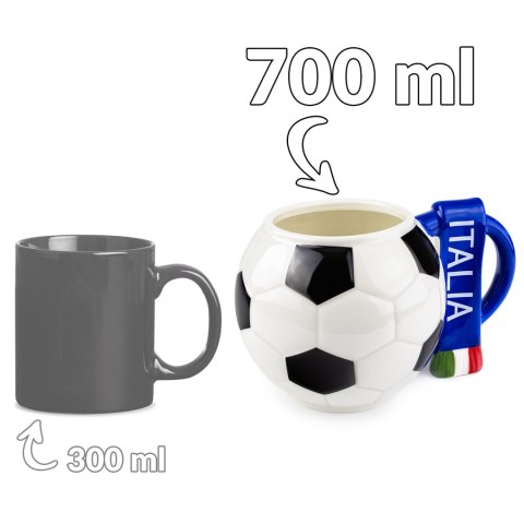 Kubek piłka z szalikiem - Włochy