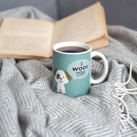 Zaskakujący Kubek Piesek magiczny dla niej niego