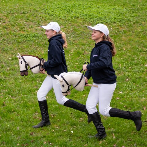 Konik na kiju z kantarem - Hobby Horse Skippi - Biszkopt - A3 - prezent