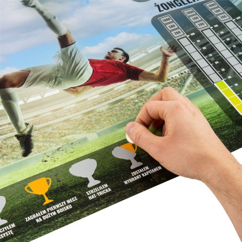 Mata treningowa do piłki Sprintigo ProMat XXL 180x120 i Zdrapka Piłkarza