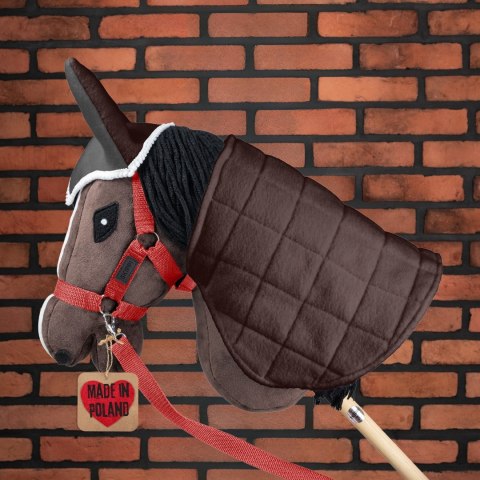 Skippi Kantar dla Hobby Horse - wodze, 2 wymienne futerka - czerwony