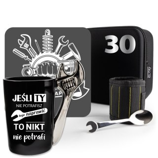 Zestaw Prezentowy dla Złotej Rączki - prezent na 30 urodziny fachowca