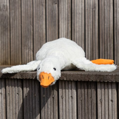 Grzejąca Gęś o Gorącym Sercu XL 90 cm - prezent na ślub, walentynki