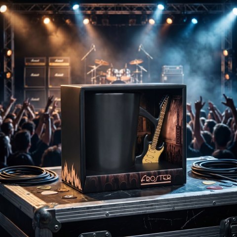 Kubek Gitara Elektryczna - Double Cut Style - bez napisu
